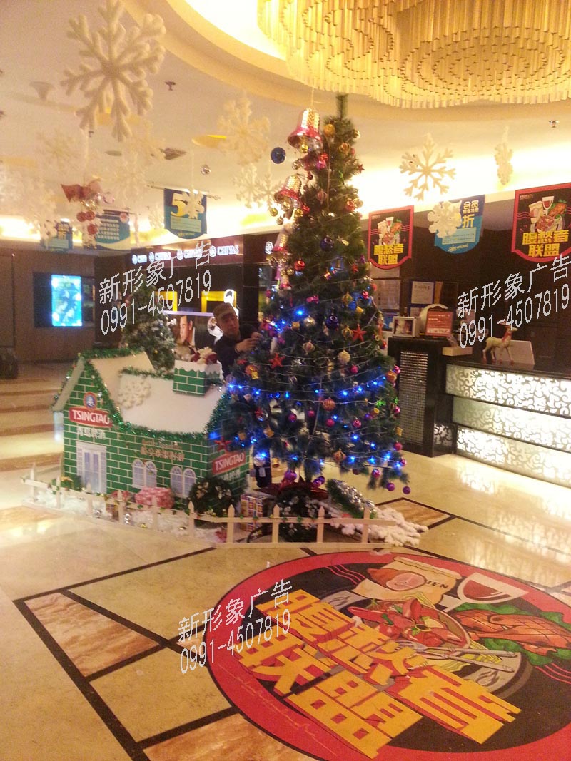 圣诞节美陈制作