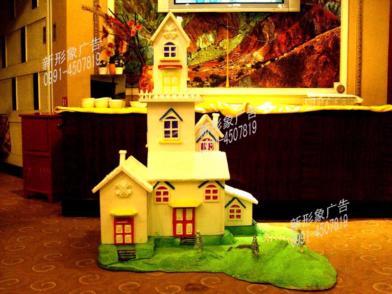 圣诞节苯板雕刻装饰