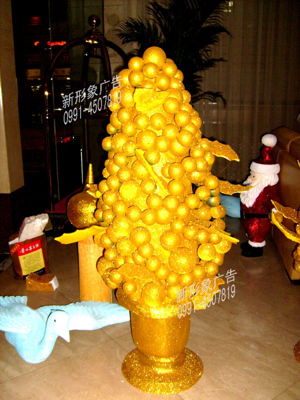 苯板雕刻圣诞树