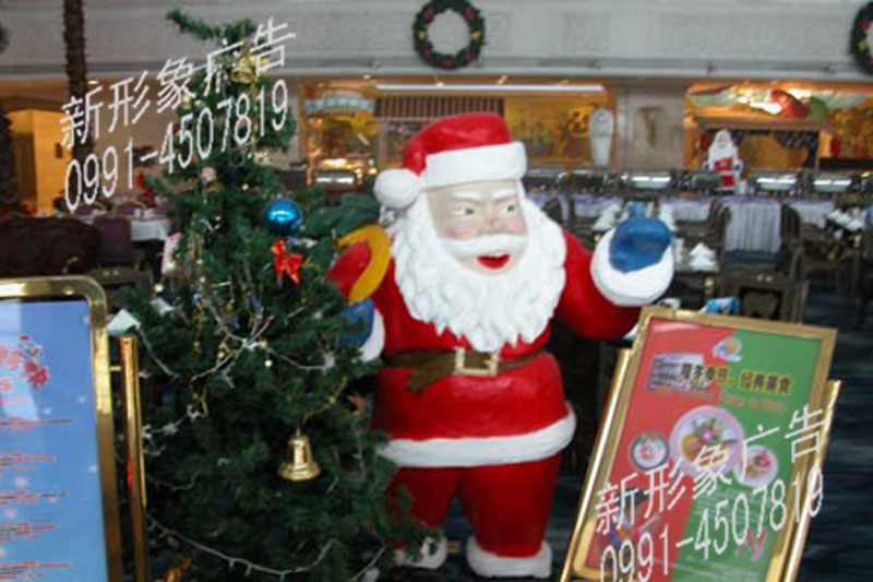 苯板雕刻圣诞老人