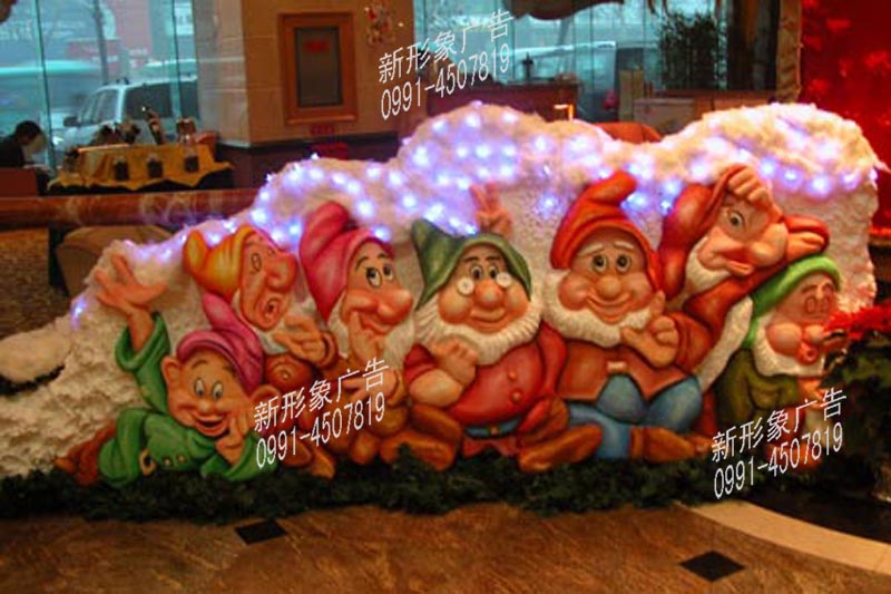 苯板雕刻圣诞节装饰