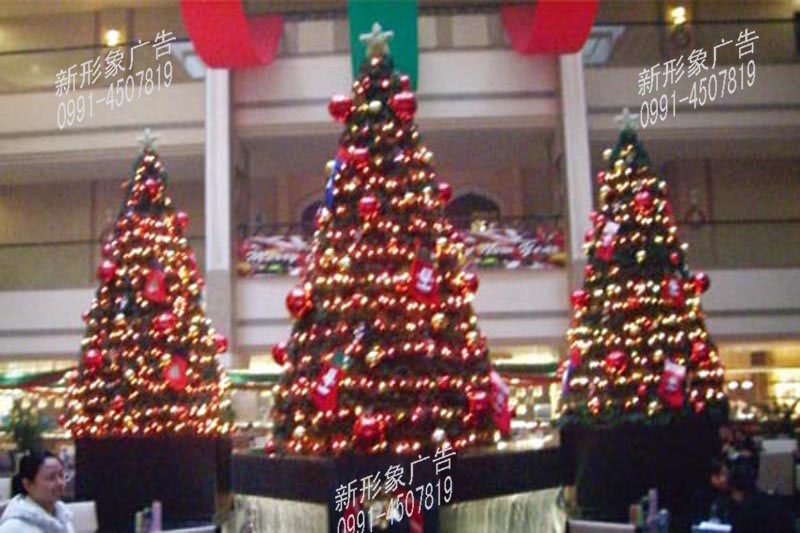 酒店圣诞节活动节日美陈