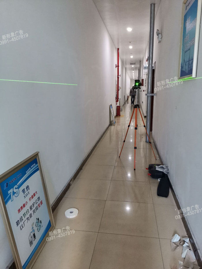 楼道内企业文化树脂镜框设计制作