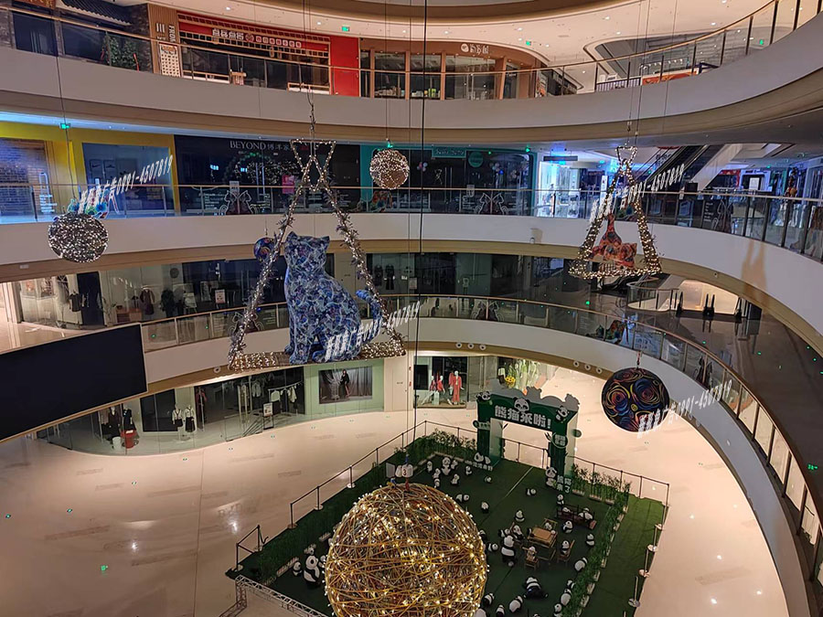 乌鲁木齐米东吾悦广场美陈设计制作